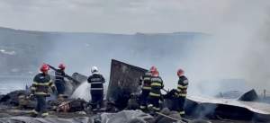 Tragedie în Botoșani! Zeci de animale au murit pe loc, după un incendiu devastator la o fermă / FOTO