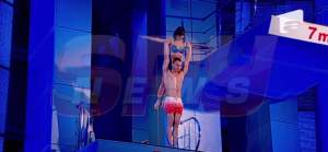 Andreea Popescu şi Sonny Flame au făcut show acvatic FOTO/ VIDEO