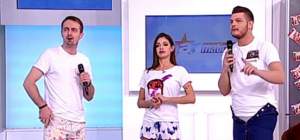 VIDEO & FOTO / Premieră la "Star Matinal"! Natalia Mateuţ şi Răzvan Botezatu, în BUDIGĂI la TV, după ce au fost provocaţi de Mikey Haş