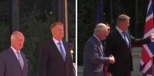 Regele Charles al III-lea a ajuns în România! Primele imagini cu suveranul britanic și Klaus Iohannis / VIDEO