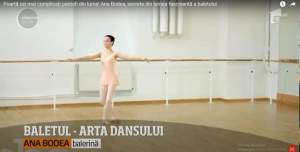 Ana Bodea din serialul „Lia” este o talentată balerină. Cum a ajuns la teatrul Balșoi / VIDEO