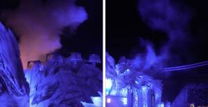 Moment catastrofal la UNTOLD 2023! O parte din scena de la Cluj-Napoca a luat foc în timpul spectacolului / FOTO