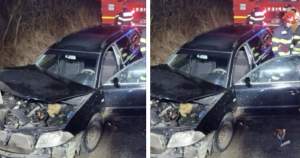 Accident cumplit în Satu Mare! Un tânăr de 30 de ani a murit, după ce a intrat cu maşina într-un stâlp / FOTO