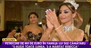 VIDEO / Imagini nedifuzate de la petrecerea de logodnă a fiicei lui Sile Cămătaru! Cum a fost cerută de soţie şi când îmbracă rochia de mireasă
