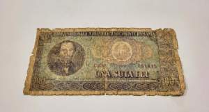 Cu cât se vinde bancnota de 100 lei, pe care apare chipul lui Nicolae Bălcescu, pe OLX! Suma este uriașă / FOTO