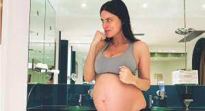 Cât s-a îngrășat Catrinel Menghia, în timpul sarcinii. Modelul a găsit soluția siluetei perfecte, gravidă în 8 luni