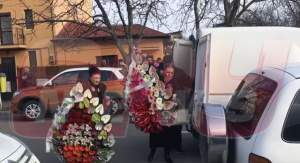 FOTO EXCLUSIV / Reacţia SFÂŞIETOARE a lui Cornel Galeş când a văzut coroana de flori comandată pentru Ileana Ciuculete