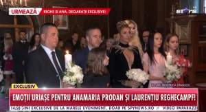 Ce ținută de mii de euro a ales Anamaria Prodan la ceremonia de reînnoire a jurămintelor cu Laurențiu Reghecampf! Sexy impresara a strălucit / VIDEO