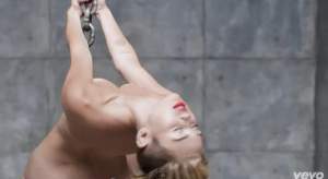 INCREDIBIL! Miley Cyrus, NUD în noul său videoclip!  / VIDEO
