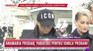VIDEO & FOTO / Parastas de 9 luni pentru Ionela Prodan. Anamaria Prodan, emoţionată la mormântul mamei ei