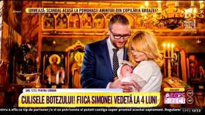 VIDEO / Culisele botezului fiicei Simonei Gherghe. Ana Georgia, vedetă la 4 luni! Imagini exclusive din biserică şi de la petrecere