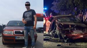 Accident grav în Maramureș! Un tânăr a murit și alți doi au fost răniți după o urmărire ca-n filme din cauza geloziei / FOTO