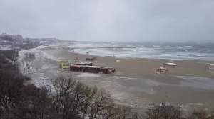 Ce este "Storm Surge", fenomenul care a provocat dezastru pe litoralul românesc weekend-ul trecut. Rafalele care au atins şi 120 de kilometri pe oră / FOTO