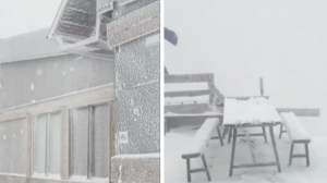 Condiții meteo extreme în Italia! Țara a fost „lovită” de ninsoare în plină vară
