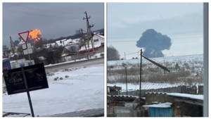 Un avion militar rusesc s-a prăbușit la granița cu Ucraina. La bord se aflau soldați capturați. 65 de persoane au murit
