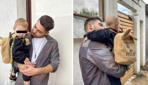 Haziran și Luis Gabriel și-au însoțit băiețelul în prima zi de creșă. Ce mesaj emoționant i-au transmis cei doi micuțului: „Darul nostru” / FOTO