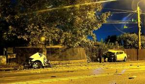 Accident înfiorător în Constanța! Un tânăr de 21 de ani a murit, după ce maşina în care se afla s-a rupt în două / FOTO