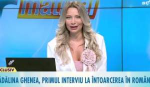 Mădălina Ghenea, primul interviu la întoarcerea în România