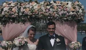 Nuntă cum nu s-a mai văzut pe insula milionarilor! Imagini desprinse din basme. VIDEO