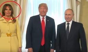 VIDEO / Melania Trump și-a strâns mâna cu Vladimir Putin, dar a avut o reacție de-a dreptul hilară! Imaginile au devenit virale