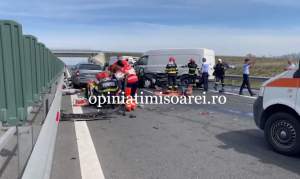 Accident grav pe autostrada Timișoara - Deva! Doi adulți și un copil au decedat / FOTO