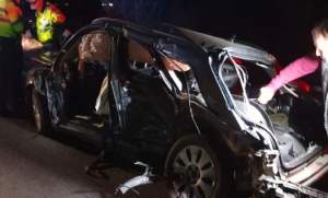 Accident îngrozitor pe șoseaua Timișoara-Moravița, soldat cu doi morți, între care un copil! Șoferul făcea live pe Facebook