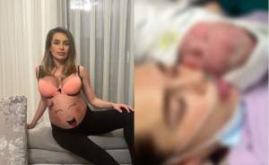 Andra Trandaș a născut! Fosta prezentatoare TV a adus pe lume o fetiță la 41 de săptămâni / FOTO