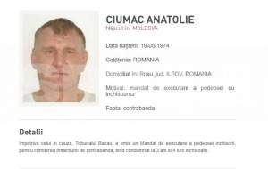 EXCLUSIV / Tolea Ciumac, dat în urmărire generală! A fost condamnat definitiv în dosarul de contrabandă