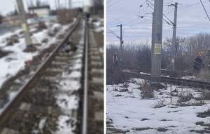 Accident feroviar cumplit în județul Neamț! Un minor de 14 ani a murit, după ce a fost lovit de tren / FOTO