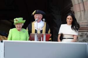 VIDEO / Momente de toată jena pentru Meghan Markle! Ducesa de Sussex a gafat în faţa Reginei