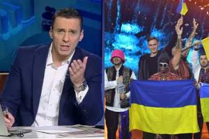 Mircea Badea, reacție dură după ce Ucraina a câștigat Eurovision 2022. Prezentatorul pune totul pe seama războiului: ”La campionatul de fotbal va primi 11 metri”