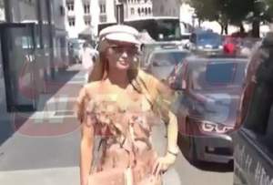 VIDEO / Paris Hilton spune "Pa-Pa, România"! Gestul făcut în faţa hotelului a uimit pe toată lumea