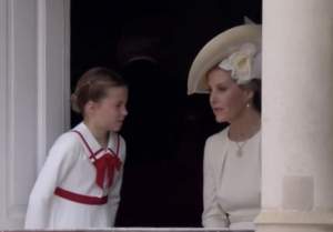 Momente tensionate în Familia Regală! Prințesa Charlotte a fost certată de mătușa ei, ducesa de Edinburgh, la Trooping the Color / FOTO