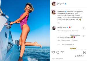 Gina Pistol a apărut în costum de baie pe Internet! Cum a reacționat Smiley la postarea iubitei sale / FOTO 