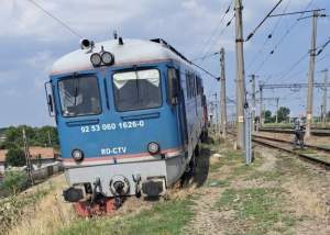 Două locomotive s-au ciocnit violent! Accidentul feroviar a avut loc la Roșiori / FOTO