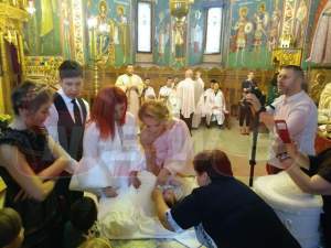 FOTO / Spectaculos! Cum arată aranjamentele de la botezul fiicei Elenei Gheorghe. Detaliile fac TOT