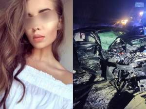 Ea este tânăra de 25 de ani, care a murit în accidentul din Botoșani. Andra se afla pe scaunul din dreapta al mașinii / FOTO