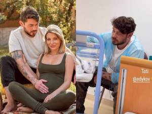 Edy Kovacs, filmat în ipostaze înduioșătoare alături de bebelușul lui! Ana Baniciu l-a surprins pe ascuns în maternitate! / VIDEO