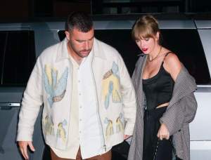 Taylor Swift și Travis Kelce, prima apariție împreună! Cei doi și-au asumat relația. Au mers la un restaurant din New York ținându-se de mână / FOTO