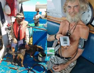 Primele declarații ale marinarului naufragiat pe ocean alături de câinele lui. Cum a reacționat bărbatul după ce a ajuns pe uscat: "Nu credeam că ..."