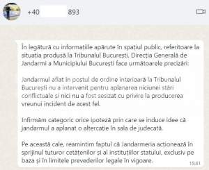 Liderul torționarilor de la Secția 16, prima declarație despre scandalul de la tribunal / Documente exclusive / Jandarmeria București se anchetează singură