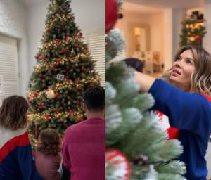 Cum petrec Smiley și Gina Pistol în Ajun de Crăciun! Imagini emoționante cu cei doi alături de micuța Josephine / FOTO