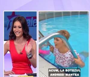 FOTO &VIDEO / Reporterul Antena Stars a făcut spectacol la botezul fiului Andreei Mantea. Ce s-a văzut la TV e incredibil