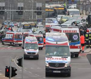 Alertă în Polonia! O mașină a intrat în mulțime. Cel puțin 17 persoane au fost rănite 