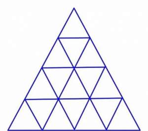 Testul de IQ pe care mulți români îl pică. Tu câte triunghiuri vezi în imagine?