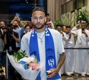 Cum a fost primit Neymar în Arabia Saudită. Brazilianul va fi prezentat oficial sâmbătă în faţa fanilor lui Al-Hilal / FOTO