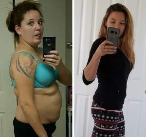 Transformare spectaculoasă! A slăbit enorm fără să ţină dietă! Care este secretul ei