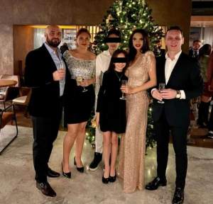 Cristina Spătar, fotografie rară alături de copiii ei și Vicențiu Mocanu. Regina muzicii R&B a petrecut Revelionul alături de noul soț / FOTO