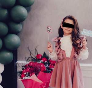 Dana Roba o sărbătorește pe fiica ei cea mică, Celine. Make-up artista a organizat o petrecere pentru micuța ei: „Frumoasa mea...” / FOTO