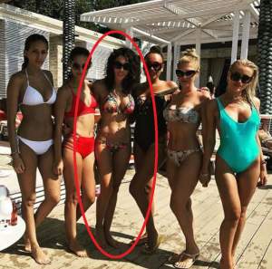 FOTO / Raluca Pascu, bombă sexy în costum de baie! Soția lui Pepe și-a revenit miraculos după cele două sarcini